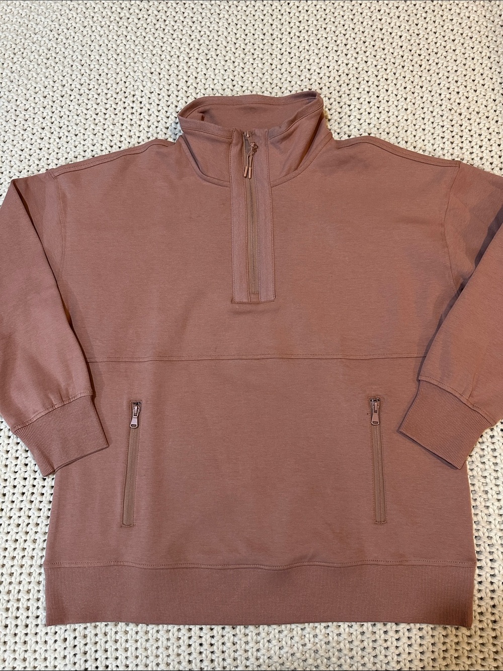 NWT Maurices Women’s Half-Zip Pullover in Mauve